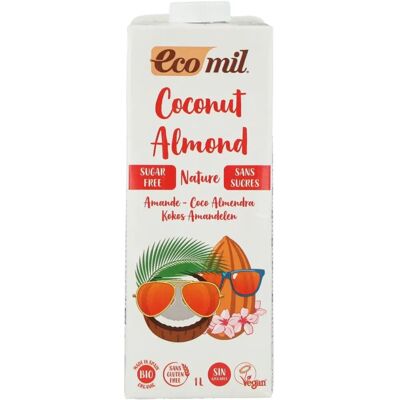 Bebida orgânica de côco e amêndoas - Vegana, sem açúcar - 1L Bebida orgânica de côco e amêndoas - Vegana, sem açúcar - 1L