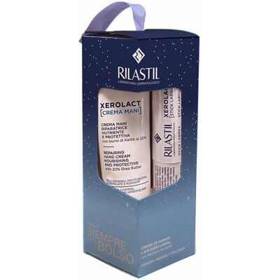 Scatola di crema mani Rilastil Xerolact - Set di creme per le mani Scatola di crema mani Rilastil Xerolact - Set di creme per le mani