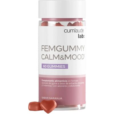 Cumlaude Lab Femgummy Calm & Mood - Laranja - Suplemento alimentar Cumlaude Lab Femgummy Calm & Mood - Laranja - Suplemento alimentar