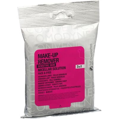 Démaquillant Micellaire Comodynes - Peaux Sensibles - 20 pcs - Publicité Démaquillant Micellaire Comodynes - Peaux Sensibles - 20 pcs - Publicité