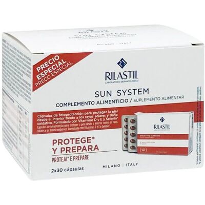 Rilastil Sun System Food Supplement - 2x30 Capsules Rilastil Sun System Food Supplement - 2x30 Capsules