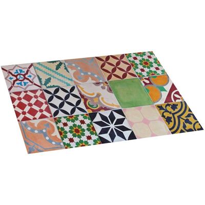 Stor Planet Bunt Mosaik Teppich - Innen/Außen Stor Planet Bunt Mosaik Teppich - Innen/Außen