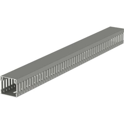 Unex PVC-Kabelkanal 2m Grau - Kabelmanagement-System Unex PVC-Kabelkanal 2m Grau - Kabelmanagement-System