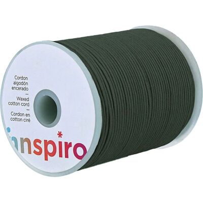 Filo di cotone cerato verde oliva - Innspiro 100m Filo di cotone cerato verde oliva - Innspiro 100m