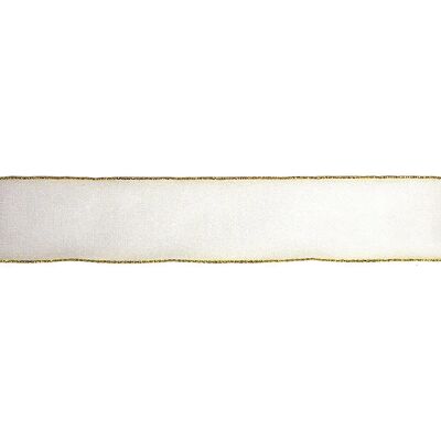 Ruban décoratif adhésif INNSPIRO 30031 Blanc Or - 5cm x 10m Ruban décoratif adhésif INNSPIRO 30031 Blanc Or - 5cm x 10m