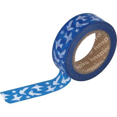 INNSPIRO 17444 bleu 15mm x 10m Ruban adhésif INNSPIRO 17444 bleu 15mm x 10m Ruban adhésif