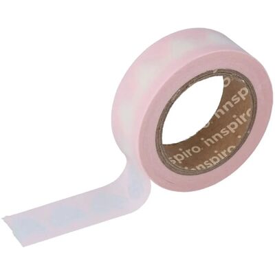 INNSPIRO - 17461 - Pink - Motif cœur - Masking tape INNSPIRO - 17461 - Pink - Motif cœur - Masking tape