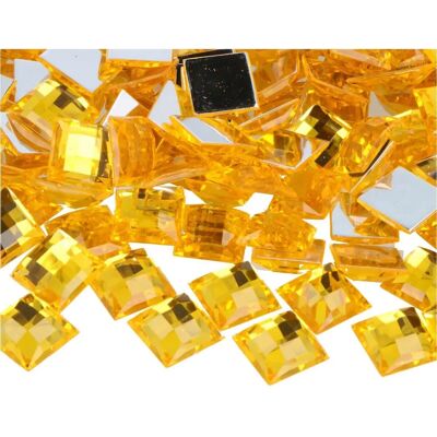 Innspiro - Z2151603 - Amarillo - 16x16 mm - Piedras acrílicas Innspiro - Z2151603 - Amarillo - 16x16 mm - Piedras acrílicas