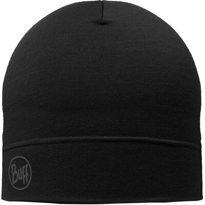 Buff Merino Uld Hat (113013) sort Buff Merino Uld Hat (113013) sort