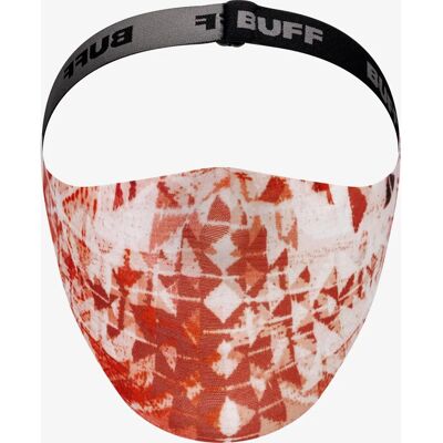 Buff Azir Cotton 3-Layer Red/White Face Mask Buff Azir Cotton 3-Layer Red/White Face Mask
