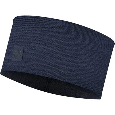 Buff Bandeau en Laine Mérinos Unisexe - Denim Uni - Chaud et Durable - Publicité Buff Bandeau en Laine Mérinos Unisexe - Denim Uni - Chaud et Durable - Publicité