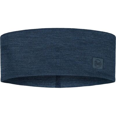 Buff Merino Headband Wide (129441) - solid night blue Buff Merino Headband Wide (129441) - solid night blue