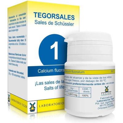 Tegor Fluoreto de cálcio D6 - Apoio ósseo e dentário Tegor Fluoreto de cálcio D6 - Apoio ósseo e dentário