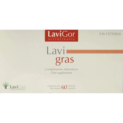 Lavigor Lavigras 60 cápsulas - Suplemento alimenticio Lavigor Lavigras 60 cápsulas - Suplemento alimenticio