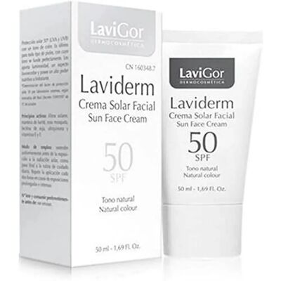 Lavigor Laviderm getönte Sonnencreme für das Gesicht SPF50+ 50ml Lavigor Laviderm getönte Sonnencreme für das Gesicht SPF50+ 50ml