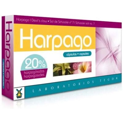 Tegor Harpago - Alto teor de harpagosídeos - 40 cápsulas Tegor Harpago - Alto teor de harpagosídeos - 40 cápsulas