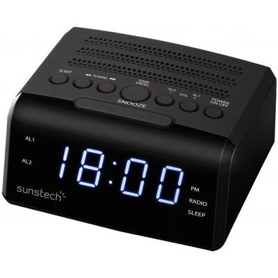 Sunstech FRD35UBK Radio Reloj - Digital LED AM/FM Alarma Snooze Sunstech FRD35UBK Radio Reloj - Digital LED AM/FM Alarma Snooze