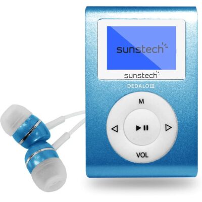 Reproductor MP3 Sunstech DEDALOIII 8 GB Azul Reproductor MP3 Sunstech DEDALOIII 8 GB Azul