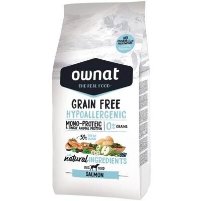 Pienso hipoalergénico de salmón Ownat 12kg Pienso hipoalergénico de salmón Ownat 12kg
