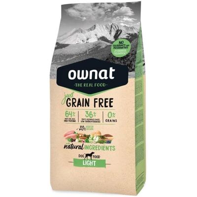 Ownat 14 KG Alimento seco para perros sin cereales - Ligero y nutritivo Ownat 14 KG Alimento seco para perros sin cereales - Ligero y nutritivo