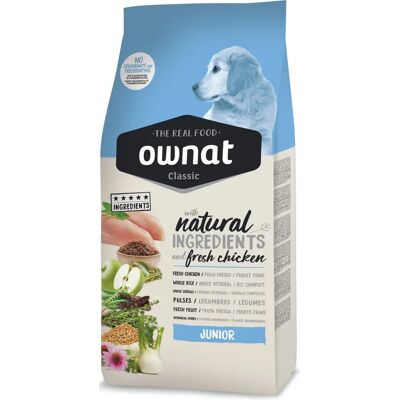 Ração para Cães Ownat Junior - Nutrição Completa para Filhotes Ração para Cães Ownat Junior - Nutrição Completa para Filhotes