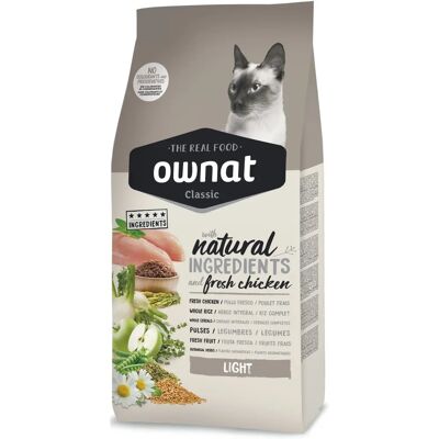 Ownat Pienso Classic Light para Gatos 4 Kg Ownat Pienso Classic Light para Gatos 4 Kg