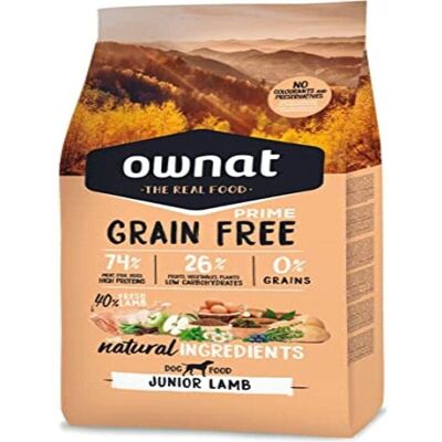 Ownat Prime Canine Junior Cordero Sin Granos - Comida para perros Ownat Prime Canine Junior Cordero Sin Granos - Comida para perros