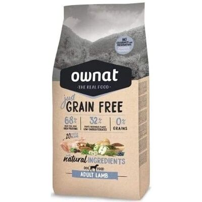 Ownat Cordero Sin Granos Comida para Perros Adultos - 3 kg Ownat Cordero Sin Granos Comida para Perros Adultos - 3 kg