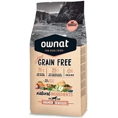 Ownat Marca Salmão e Frutos do Mar Sem Cereais - 3kg Ownat Marca Salmão e Frutos do Mar Sem Cereais - 3kg