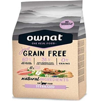 Ownat Ração para Gatos Esterilizados 3 Kg Ownat Ração para Gatos Esterilizados 3 Kg