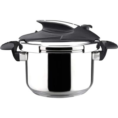Panela de pressão Magefesa Nova - Aço inoxidável 18/10 - 4L Panela de pressão Magefesa Nova - Aço inoxidável 18/10 - 4L