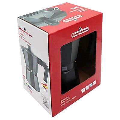 Rhointer Cafetera italiana 12tz - Negra Rhointer Cafetera italiana 12tz - Negra