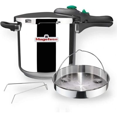 Olla a Presión Magefesa Dynamic - Acero Inoxidable 7,5L - Seguridad y Rápido Olla a Presión Magefesa Dynamic - Acero Inoxidable 7,5L - Seguridad y Rápido