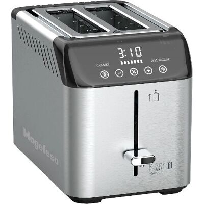 Magefesa - Rise Digit 7 - Schwarz - Edelstahl - Toaster Magefesa - Rise Digit 7 - Schwarz - Edelstahl - Toaster