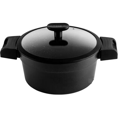 Olla de inducción Fagor Alutherm de 20cm con tapa de cristal - Ollas antiadherentes ecológicas Olla de inducción Fagor Alutherm de 20cm con tapa de cristal - Ollas antiadherentes ecológicas