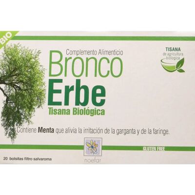 Noefar Broncoerbe Tisana - Banan, Thymian, Eukalyptus - Nahrungsergänzung Noefar Broncoerbe Tisana - Banan, Thymian, Eukalyptus - Nahrungsergänzung