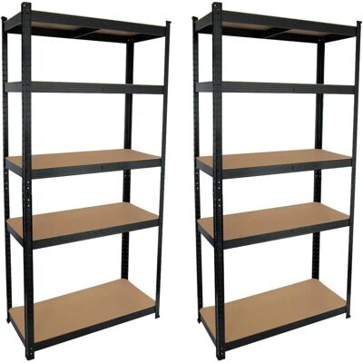 Orion siete casa - Estantería Modular Pack 2 - Acero MDF Impermeable Hogar Garaje Orion siete casa - Estantería Modular Pack 2 - Acero MDF Impermeable Hogar Garaje