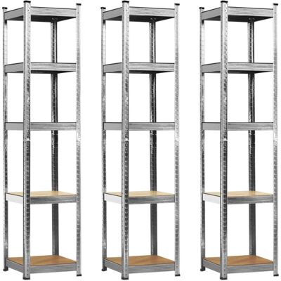 7house Pack 3 Modulare Regale - Verstellbar, 180x40x40cm 7house Pack 3 Modulare Regale - Verstellbar, 180x40x40cm