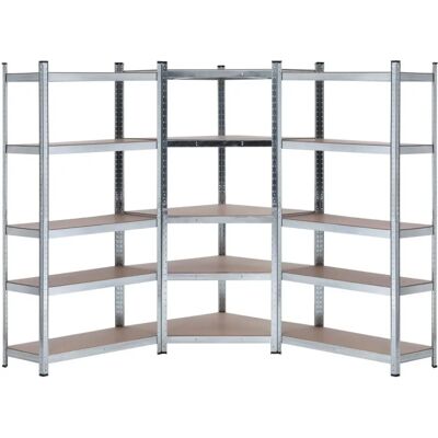 Thinia Home Modelo - Estanterías Modulares - 5 Baldas Ajustables Thinia Home Modelo - Estanterías Modulares - 5 Baldas Ajustables