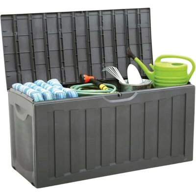 Thinia Home Caja de Resina - 340L - Jardín, Terraza, Balcón Thinia Home Caja de Resina - 340L - Jardín, Terraza, Balcón