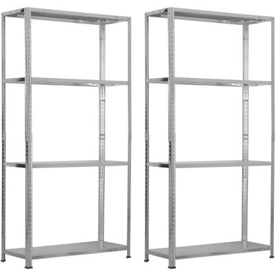 7house Estanterías Modulares SteelSmart - 4 Baldas Ajustables - 160kg 7house Estanterías Modulares SteelSmart - 4 Baldas Ajustables - 160kg
