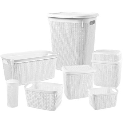 Kit bagno 7h HOUSE bianco Kit bagno 7h HOUSE bianco