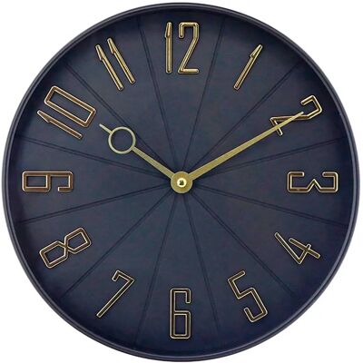 Orologio da Parete Vintage Thinia Home - 27,3cm - Design Classico Orologio da Parete Vintage Thinia Home - 27,3cm - Design Classico