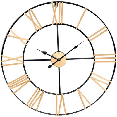 Thinia Home - Reloj de Pared Vintage - Ø60cm Thinia Home - Reloj de Pared Vintage - Ø60cm