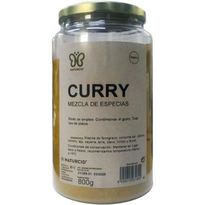 NATURCID Curry 800 g - polvo de especias NATURCID Curry 800 g - polvo de especias