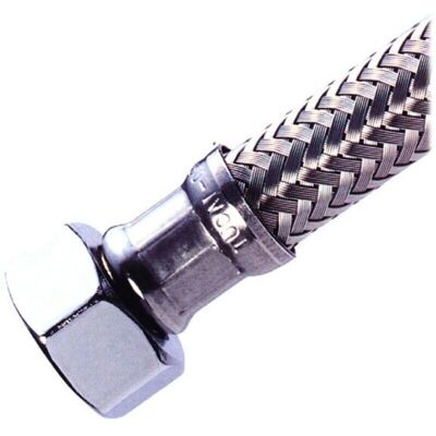 Tucai - Tuyau flexible - 3/8, 150mm, Raccords en laiton - Publicité Tucai - Tuyau flexible - 3/8, 150mm, Raccords en laiton - Publicité