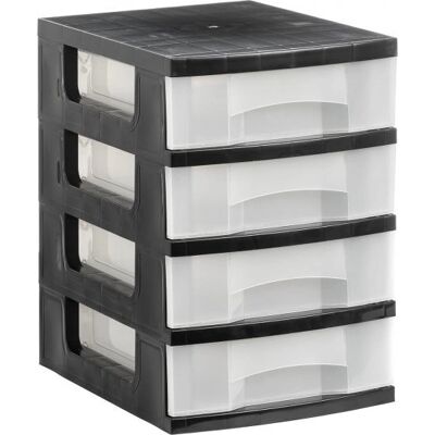 Archivo 2000 - 1104 CS TL - Schwarz - Kunststoff - Drawer unit Archivo 2000 - 1104 CS TL - Schwarz - Kunststoff - Drawer unit