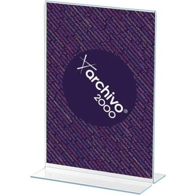 Archivo 2000 T-Form Präsentationsständer - Transparent A4 Archivo 2000 T-Form Präsentationsständer - Transparent A4
