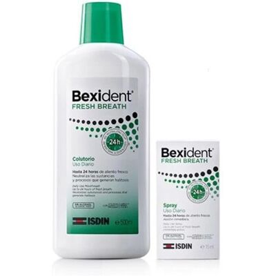 Isdin Bexident Frischer Atem Mundspülung - 2 x 500ml - Unisex Isdin Bexident Frischer Atem Mundspülung - 2 x 500ml - Unisex