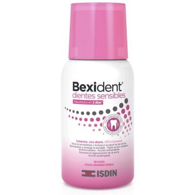 Isdin Bexident Sensitive Zähne Mundwasser - Zahnsensitivität Lindring Isdin Bexident Sensitive Zähne Mundwasser - Zahnsensitivität Lindring